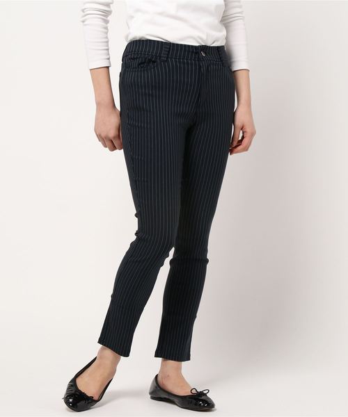 BELLUNA(ベルーナ)の「ストレッチ美脚切替パンツ68丈(その他パンツ・レディース・チャコールグレー/ブラック/ベージュ/ネイビー/グレー/グレー系その他/ブラウン系その他/ブルー系その他/チャコール・SMALL/MEDIUM/LARGE/X-LARGE)」の9枚目の写真
