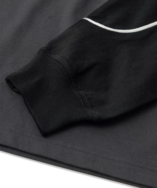 LMCの「【LMC】PIPE LINE LAYERD LONG SLV TEE / パイプライン レイヤード ロングスリーブ Tシャツ（Tシャツ/カットソー・メンズ・ブラック/ダークグレー・SMALL/MEDIUM/LARGE/X-LARGE）」の16枚目の写真