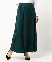 マキシ丈フレアスカート