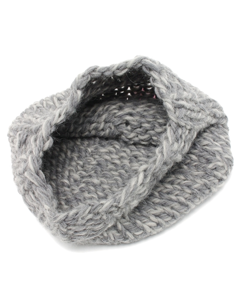 BEAMS BOY（ビームスボーイ）の「BEAMS BOY / ドングリ ワッチキャップ（ニットキャップ/ビーニー・レディース・ホワイト/グレー・ONE SIZE）」の6枚目の写真