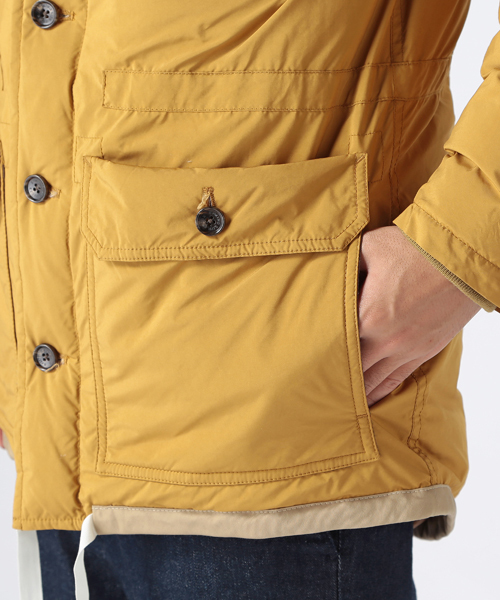 B:MING by BEAMS(ビーミングバイビームス)の「ビーミング by ビームス / ボアハーフダウン(ダウンジャケット/コート・メンズ・ネイビー/マスタード・SMALL/MEDIUM/LARGE)」の11枚目の写真