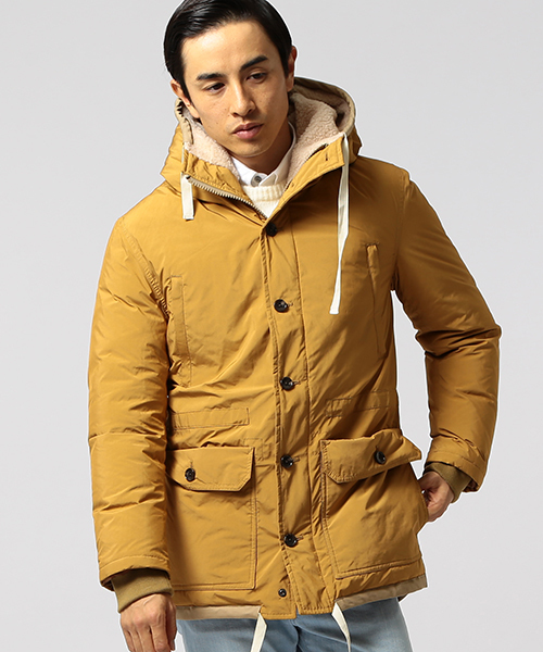 B:MING by BEAMS(ビーミングバイビームス)の「ビーミング by ビームス / ボアハーフダウン(ダウンジャケット/コート・メンズ・ネイビー/マスタード・SMALL/MEDIUM/LARGE)」の18枚目の写真