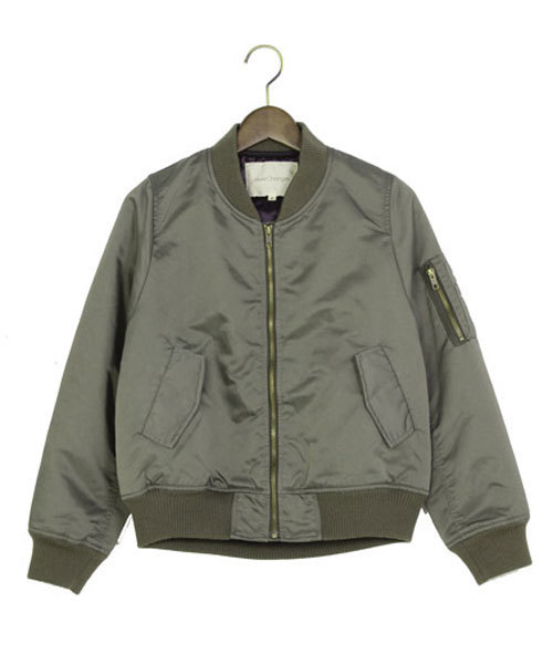 Jewel Changes（ジュエルチェンジズ）の「JCT N TWL ヴィンテージ MA-1（ブルゾン・レディース・オリーブ/ネイビー・36/38）」の16枚目の写真