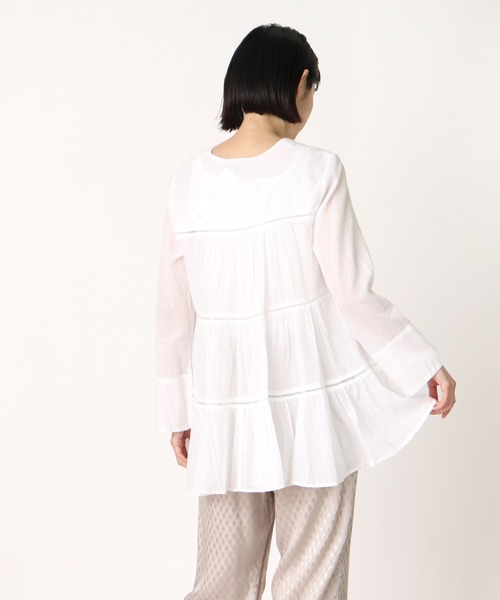 2【美品】ne Quttez pas ヌキテパ　ティアード　ブラウス NE QUITTEZ PAS!（ヌキテパ）の「【ne Quittez pas/ヌキテパ