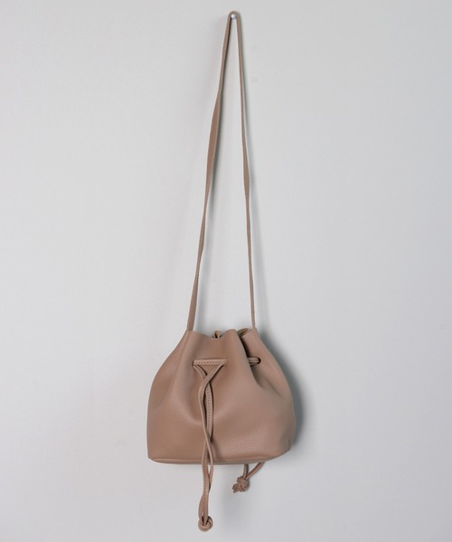 ワンショルダー巾着バッグ（ショルダーバッグ）｜shopnikoniko
