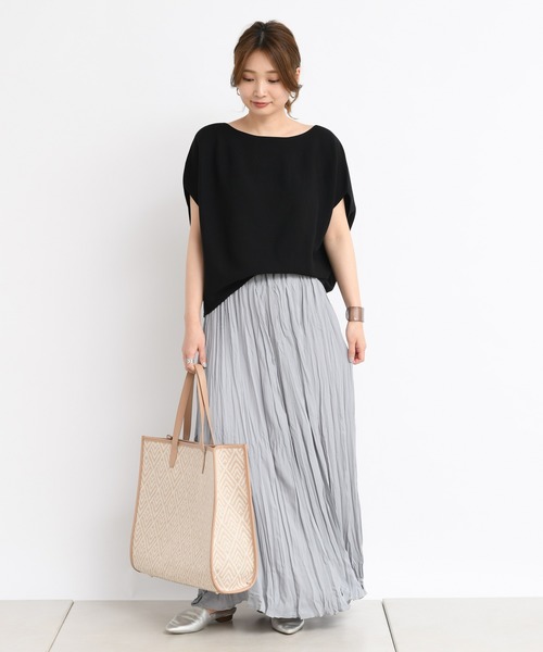 DouDou(ドゥドゥ)の「ジャガード織りトートバッグ(トートバッグ・レディース・ベージュ/カーキ・FREE)」の5枚目の写真