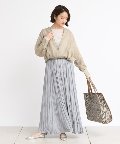 DouDou(ドゥドゥ)の「ジャガード織りトートバッグ(トートバッグ・レディース・ベージュ/カーキ・FREE)」の20枚目の写真