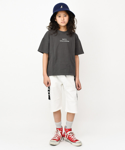 RAT EFFECT(ラットエフェクト)の「バックボックスプリント半袖Tシャツ(Tシャツ/カットソー・キッズ・ブラウン/オフホワイト/チャコールグレー/ライトグレー/ブラック/ライトベージュ・130/140/150/160/120)」の11枚目の写真