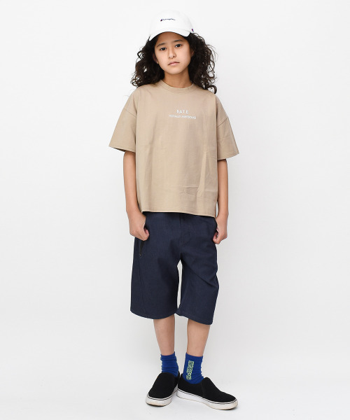 RAT EFFECT(ラットエフェクト)の「バックボックスプリント半袖Tシャツ(Tシャツ/カットソー・キッズ・ブラウン/オフホワイト/チャコールグレー/ライトグレー/ブラック/ライトベージュ・130/140/150/160/120)」の17枚目の写真