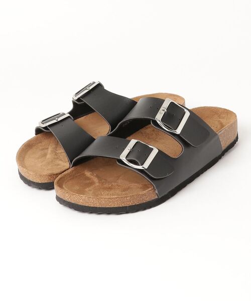 AAA+（サンエープラス）の「AAA / PUレザーダブルベルトサンダル(2365)　ワンマイルサンダル　スライドサンダル（サンダル・メンズ・ホワイト/ブラック/ダークブラウン・LL/M/L）」の8枚目の写真