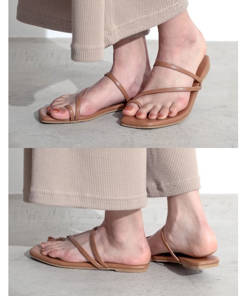 Re:EDIT（リエディ）の「親指リングビーチサンダル（サンダル・レディース・ブラック/シルバー/グレイッシュベージュ/パイソン/キャメル/ゴールド・LARGE/SMALL/X-SMALL/XX-LARGE/X-LARGE/MEDIUM）」の19枚目の写真