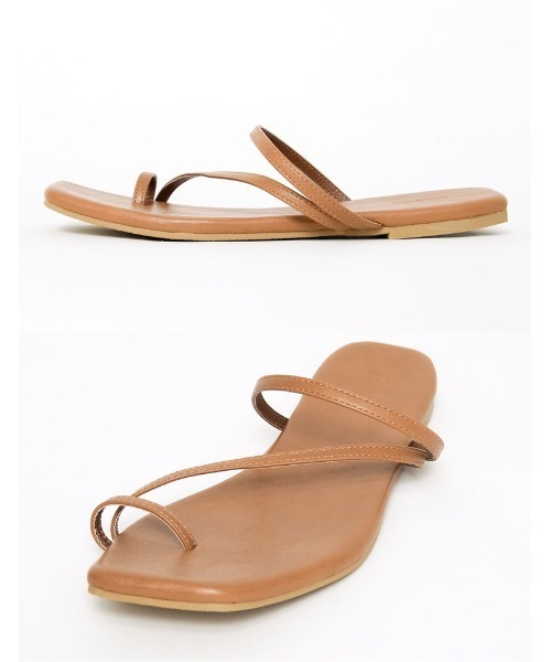 Re:EDIT（リエディ）の「親指リングビーチサンダル（サンダル・レディース・ブラック/シルバー/グレイッシュベージュ/パイソン/キャメル/ゴールド・LARGE/SMALL/X-SMALL/XX-LARGE/X-LARGE/MEDIUM）」の8枚目の写真