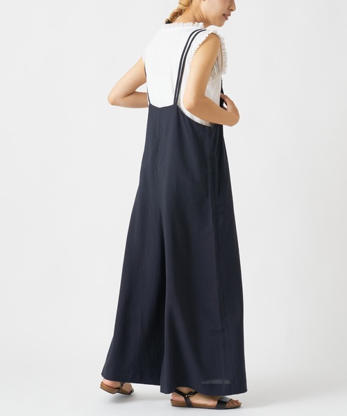 PUAL CE CIN（ピュアルセシン）の「【Du noir】大人サロペット（その他パンツ・レディース・ブラック/ベージュ/ネイビー・FREE）」の4枚目の写真