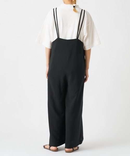 PUAL CE CIN（ピュアルセシン）の「【Du noir】大人サロペット（その他パンツ・レディース・ブラック/ベージュ/ネイビー・FREE）」の5枚目の写真