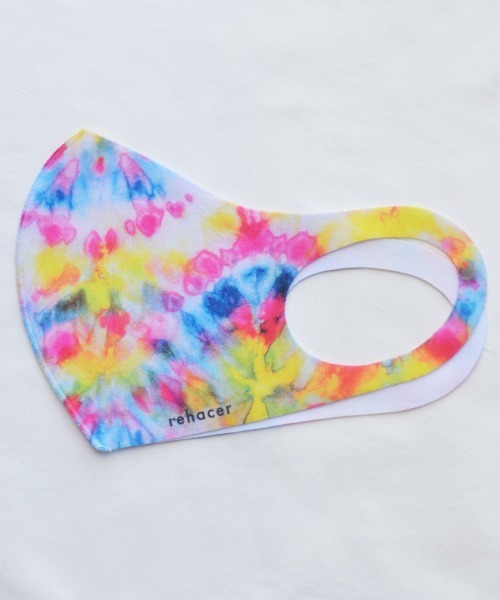 rehacer(レアセル)の「rehacer : Original Soft Touch fabric Mask / オリジナル ソフト タッチ ファブリック マスク(マスク・メンズ・ブラック/ブラック系その他/グレー系その他/マルチ・FREE)」の1枚目の写真