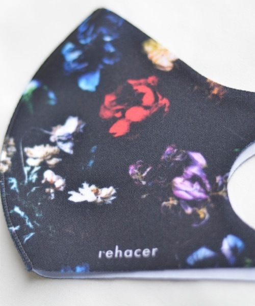 rehacer(レアセル)の「rehacer : Original Soft Touch fabric Mask / オリジナル ソフト タッチ ファブリック マスク(マスク・メンズ・ブラック/ブラック系その他/グレー系その他/マルチ・FREE)」の5枚目の写真