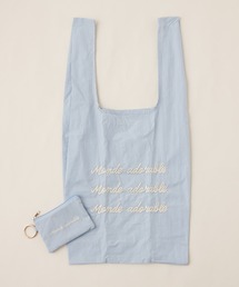 カラフルロゴ刺繍エコBAG