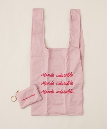カラフルロゴ刺繍エコBAG