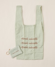 カラフルロゴ刺繍エコBAG