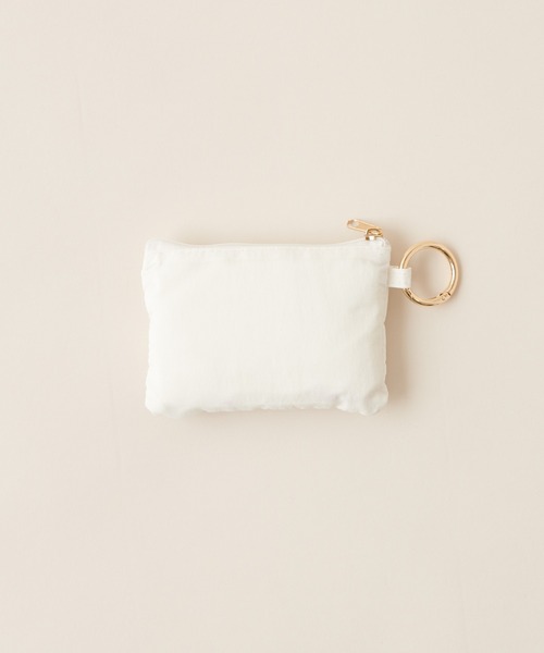 natural couture(ナチュラルクチュール)の「カラフルロゴ刺繍エコBAG(エコバッグ/サブバッグ・レディース・オフホワイト/グレー/ミント/サックスブルー/ピンク・FREE)」の16枚目の写真