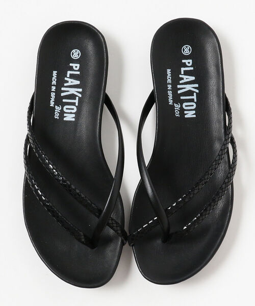 Ray BEAMS（レイビームス）の「PLAKTON / スネーク トング サンダル（サンダル・レディース・ベージュ/ブラック・38/39/35/36/37）」の15枚目の写真