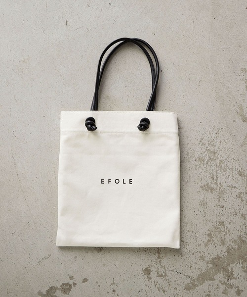 セール】【EFOLE】 キャンバス ロゴ トート（トートバッグ