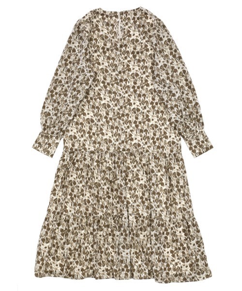 select MOCA（セレクトモカ）の「2021 SS ニュアンスティアードデザインワンピース（ワンピース・レディース・ブラック/ベージュ・FREE）」の16枚目の写真