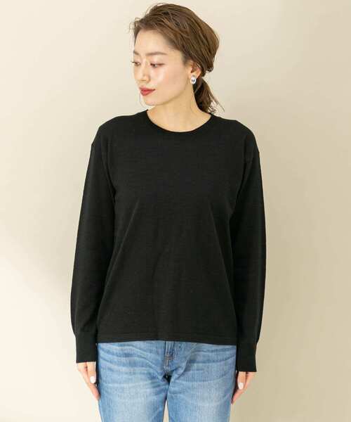 URBAN RESEARCH Sonny Label（アーバンリサーチサニーレーベル）の「プリーツキャミワンピ×クルーニット（ワンピース・レディース・ブラック/ベージュ系その他/ブルー・FREE）」の11枚目の写真