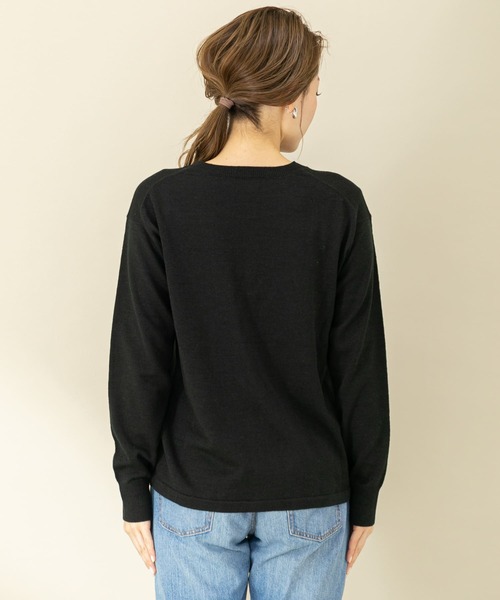 URBAN RESEARCH Sonny Label（アーバンリサーチサニーレーベル）の「プリーツキャミワンピ×クルーニット（ワンピース・レディース・ブラック/ベージュ系その他/ブルー・FREE）」の13枚目の写真