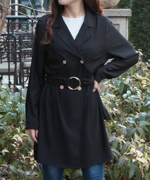 セール ベルト付きダブルボタンジャケットワンピース テーラードジャケット Julia Boutique ジュリアブティック のファッション通販 Zozotown