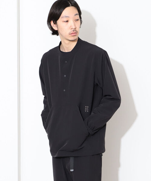 BEAMS LIGHTS（ビームスライツ）の「BEAMS LIGHTS / SHELTECH(R) プルオーバー ブルゾン (セットアップ対応)（ブルゾン・メンズ・ブラック/ブラウン系その他2・SMALL/MEDIUM/LARGE）」の3枚目の写真