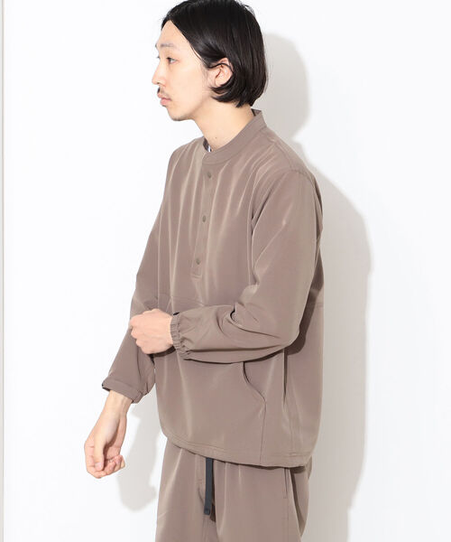 BEAMS LIGHTS（ビームスライツ）の「BEAMS LIGHTS / SHELTECH(R) プルオーバー ブルゾン (セットアップ対応)（ブルゾン・メンズ・ブラック/ブラウン系その他2・SMALL/MEDIUM/LARGE）」の6枚目の写真