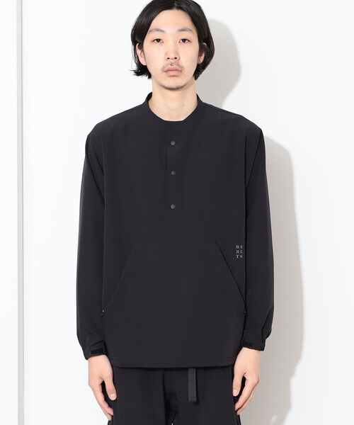 BEAMS LIGHTS（ビームスライツ）の「BEAMS LIGHTS / SHELTECH(R) プルオーバー ブルゾン (セットアップ対応)（ブルゾン・メンズ・ブラック/ブラウン系その他2・SMALL/MEDIUM/LARGE）」の8枚目の写真