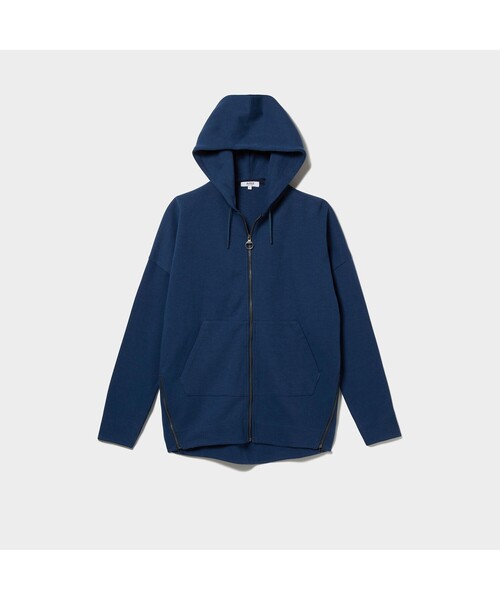 AIGLE(エーグル)の「ドロップショルダースウェットジップパーカ(パーカー・レディース・ホワイト/ベージュ/ネイビー/アイボリー・S/M/L)」の19枚目の写真