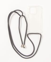 dictionary（ディクショナリー）の「【dictionary / ディクショナリー】 マーブル 編み込み ストラップ付き クリア iPhoneケース 「 78SE , 11/XR, 12/12pro , 12promax , 13 , 13pro」（スマホケース/カバー）」