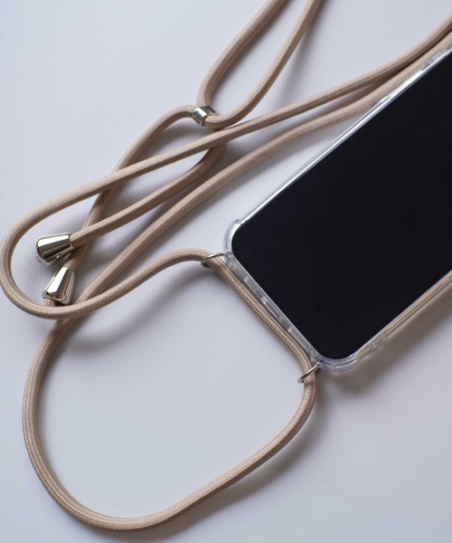 dictionary(ディクショナリー)の「【dictionary / ディクショナリー】 マーブル 編み込み ストラップ付き クリア iPhoneケース 「 78SE , 11/XR, 12/12pro , 12promax , 13 , 13pro」(スマホケース/カバー・レディース・チャコール/ホワイト/ベージュ/ブラック/グリーン/ブルー/ライトグリーン/ワイン/チャコールグレー・B/A/D/C/E/F/H/G)」の5枚目の写真