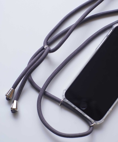 dictionary(ディクショナリー)の「【dictionary / ディクショナリー】 マーブル 編み込み ストラップ付き クリア iPhoneケース 「 78SE , 11/XR, 12/12pro , 12promax , 13 , 13pro」(スマホケース/カバー・レディース・チャコール/ホワイト/ベージュ/ブラック/グリーン/ブルー/ライトグリーン/ワイン/チャコールグレー・B/A/D/C/E/F/H/G)」の4枚目の写真