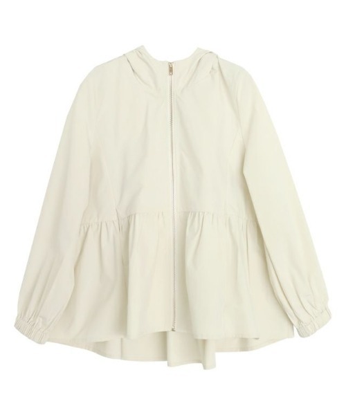 Pierrot（ピエロ）の「ヘムフレアフーディブルゾン（ブルゾン・レディース・ライトグレー/ベージュ/ネイビー/カーキ/キャメル/ライトブルー/ブラック/アイボリー・M/L/LL/S）」の19枚目の写真