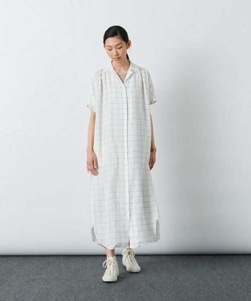 セール オープンカラーオーバーワンピース ワンピース Loisir ロワズィール のファッション通販 Zozotown