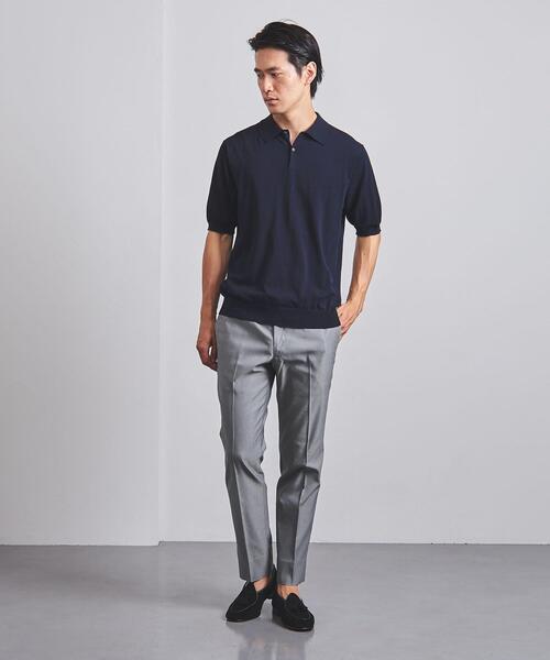 SOVEREIGN（ソブリン）の「＜SOVEREIGN（ソブリン）＞クールモーション ツイル サイドエクステンド ノープリーツ（その他パンツ・メンズ・ベージュ/ダークグレー/コバルトブルー・48/50/52/54/42/44/46）」の4枚目の写真