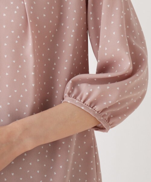 DRESKIP（ドレスキップ）の「◆アシメネックブラウス（シャツ/ブラウス・レディース・ホワイト系3/ホワイト系5/ブラック系/ピンク系5・02/03/01）」の8枚目の写真