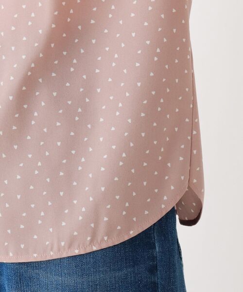 DRESKIP（ドレスキップ）の「◆アシメネックブラウス（シャツ/ブラウス・レディース・ホワイト系3/ホワイト系5/ブラック系/ピンク系5・02/03/01）」の7枚目の写真