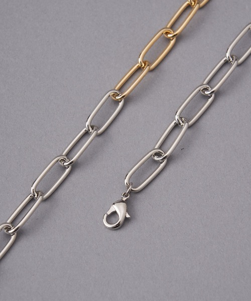 CIAOPANIC（チャオパニック）の「2トーンチェーンネックレス（ネックレス・レディース・シルバー・FREE）」の3枚目の写真