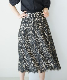 ANAYI（アナイ）の「シルエットフラワーフレア スカート（スカート