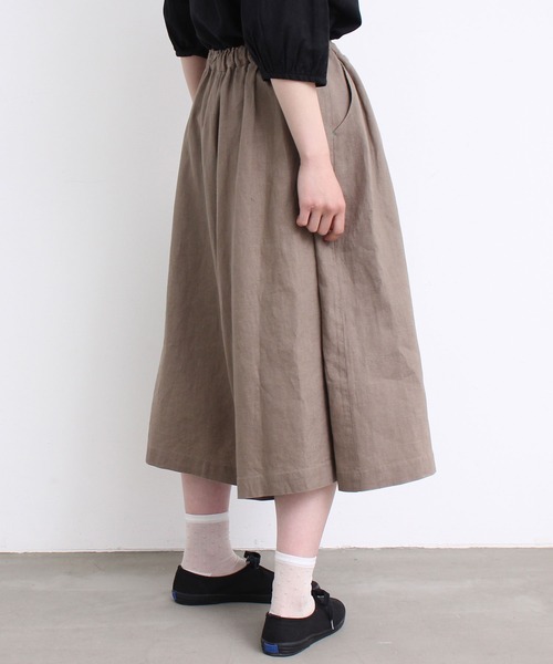 ★日本製 robe de chambre リネン テーパード キャロット パンツ ☆日本製 robe de chambre リネン テーパード キャロット パンツ