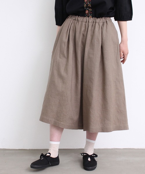 シャンブルドゥシャーム　リネン100パンツ chambre de charme（シャンブルドゥシャーム）の「cdc コットン