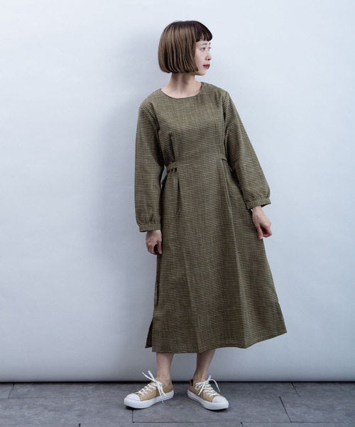 セール ブランド古着 長袖ワンピース ワンピース E Hyphen World Gallery イーハイフンワールドギャラリー のファッション通販 Zozoused