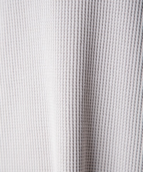 MILLION CARATS（ミリオンカラッツ）の「【STYLE4】チャイナ風ワッフルワンピース（ワンピース・レディース・ライトグレー/サンドベージュ・FREE）」の12枚目の写真