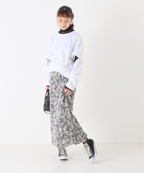 JOINT WORKS（ジョイントワークス）の「J-サイドスリットミディペンシルスカート（スカート・レディース・ブラック/ブラウン・SMALL/MEDIUM）」の3枚目の写真