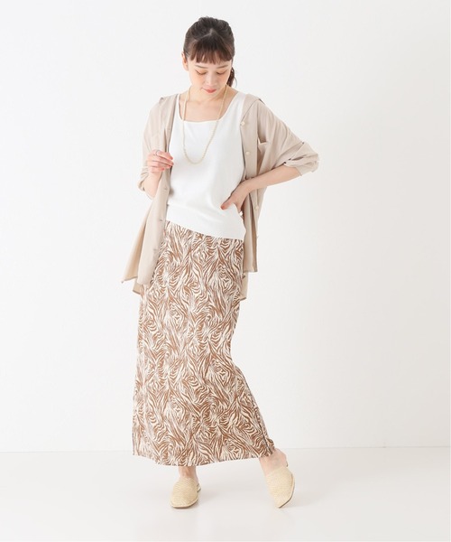 JOINT WORKS（ジョイントワークス）の「J-サイドスリットミディペンシルスカート（スカート・レディース・ブラック/ブラウン・SMALL/MEDIUM）」の6枚目の写真